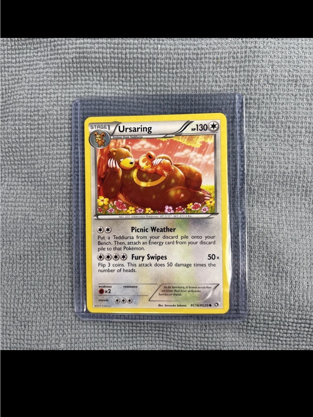 Ursaring RC16/RC25 Legendary Treasures Radiant Collection Holo